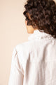 Ruched Collar Shirt