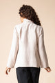 Ruched Collar Shirt