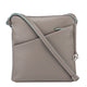 Leather Vertical Zip Top Crossbody