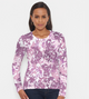 Long Sleeve Crewneck Tee Violet Crush