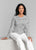 Long Sleeve Crewneck Tee Vintage Botanical