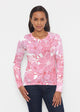 Long Sleeve Crewneck Tee Polly Pink