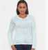 Long Sleeve Crewneck Tee Flora Mint