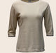 Cotton Sweater with Tipping