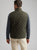 Essex Quilted Vest Dark Olive Green