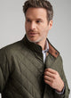 Suffolk Quilted Coat Dark Olive