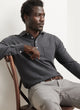 Long Sleeve Cotton Cashmere Polo