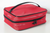 Red Train Case with Black Piping