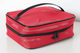 Red Train Case with Black Piping