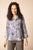 Floral Pleat Back Blouse